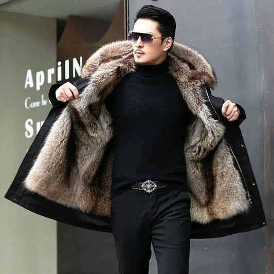 Parka d’Hiver avec Capuche pour Homme | Idéale pour la Saison Froide