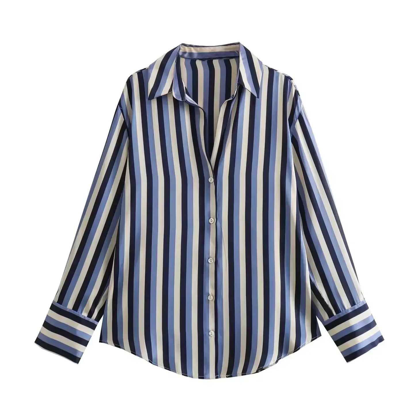 Blouse À Manches Longues Avec Coupe Ajustée Pour Femme | Idéale Pour Usage Quotidien Et Professionnel