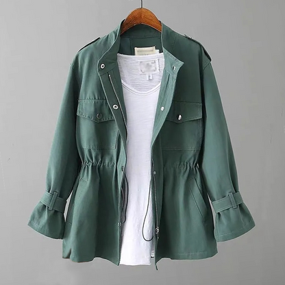 Trench-Coat Long à Double Boutonnage avec Ceinture pour Femme | Idéal pour l’Automne