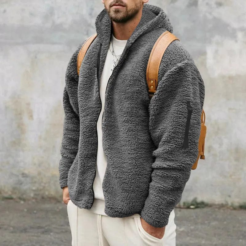 Veste Zippée avec Capuche et Poche sur Manche pour Adultes | Idéale pour l’Hiver