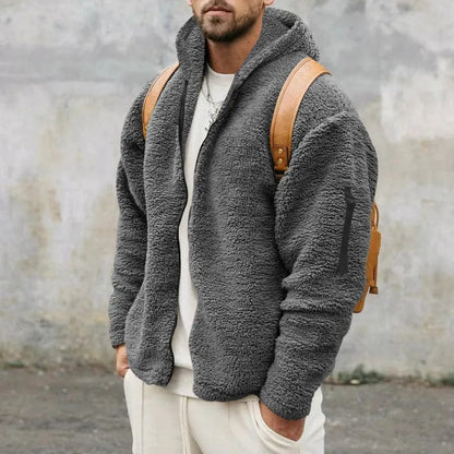 Veste Zippée avec Capuche et Poche sur Manche pour Adultes | Idéale pour l’Hiver