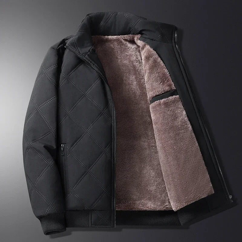 Manteau D’Hiver avec Col Classique Et Fermeture Boutonnée pour Homme | Idéal pour La Saison Froide