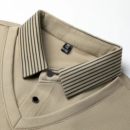 Pull Effet Superposé Avec Col Chemise Intégré Pour Homme | Idéal Pour Le Bureau Et Les Sorties