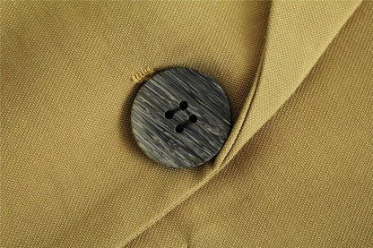 Blazer Croisé Avec Col À Revers Pour Femme | Idéal Pour Le Travail Ou Les Occasions Décontractées