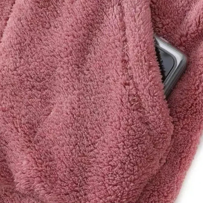 Manteau zippé à capuche pour femmes