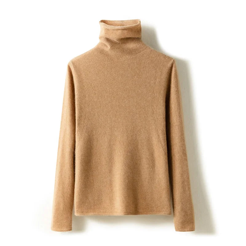 Pull à col roulé pour femmes