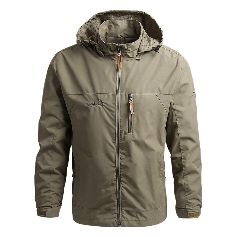 Veste Légère Outdoor Avec Capuche Pour Homme | Idéal Pour La Mi-Saison Et Les Activités Extérieures