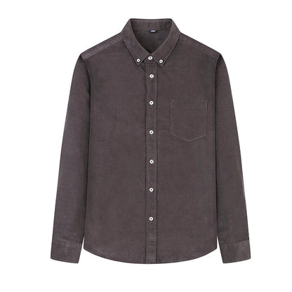 Chemise À Rayures Bleues avec Poche pour Hommes | Idéale pour Usage Quotidien