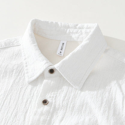 Chemise À Manches Courtes avec Poches pour Hommes | Idéale pour Usage Quotidien