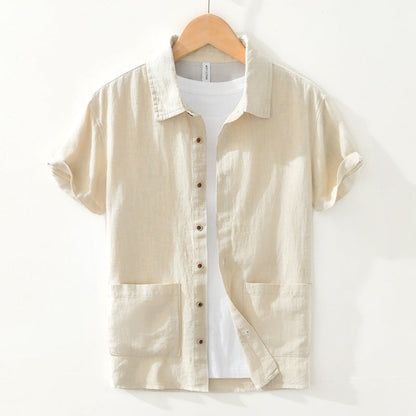 Chemise À Manches Courtes avec Poches pour Hommes | Idéale pour Usage Quotidien