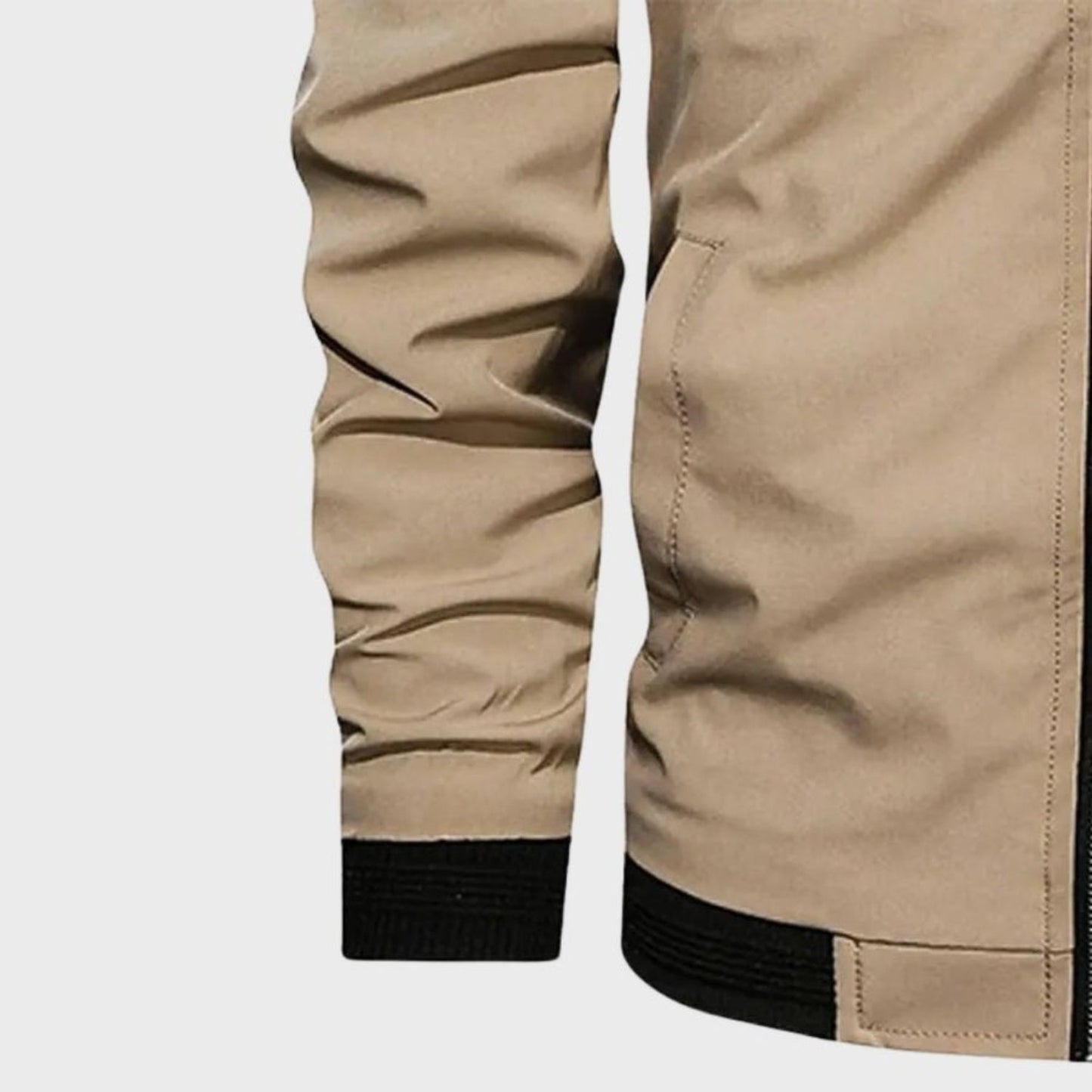 Bomber pour Hommes avec Fermeture Zippée et Poches Multiples | Idéal pour Tenues Quotidiennes