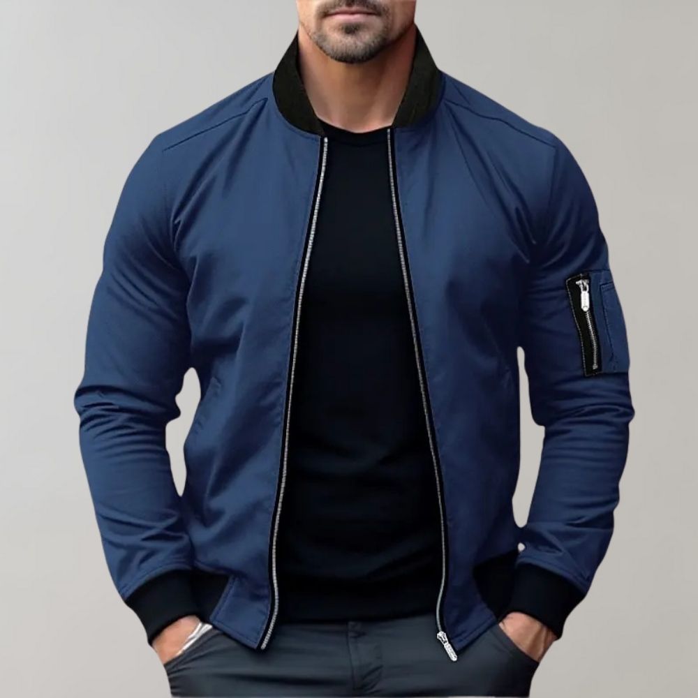 Veste Avec Fermeture Zippée Et Poches Fonctionnelles Pour Hommes | Idéal Pour Usage Quotidien