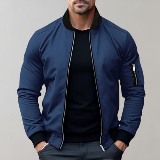 Veste Avec Fermeture Zippée Et Poches Fonctionnelles Pour Hommes | Idéal Pour Usage Quotidien