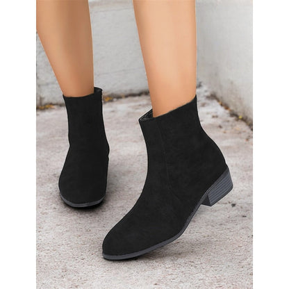 Bottines à fermeture éclair pour femmes