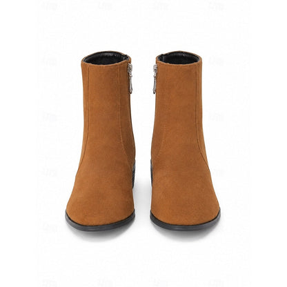 Bottines à fermeture éclair pour femmes