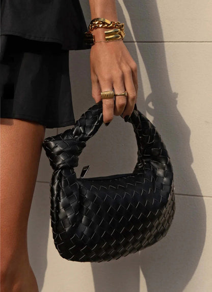 Sac à Main Structuré avec Motif Tressé pour Femme | Idéal pour un Usage Quotidien