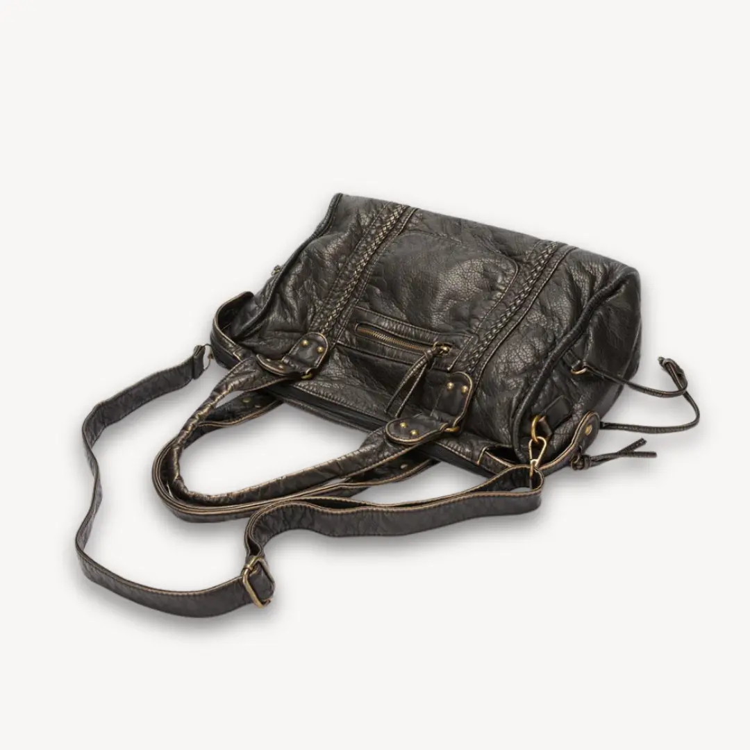 Sac cabas à poignées tressées pour femmes