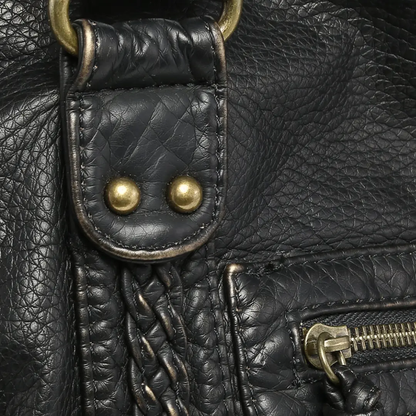 Sac cabas à poignées tressées pour femmes