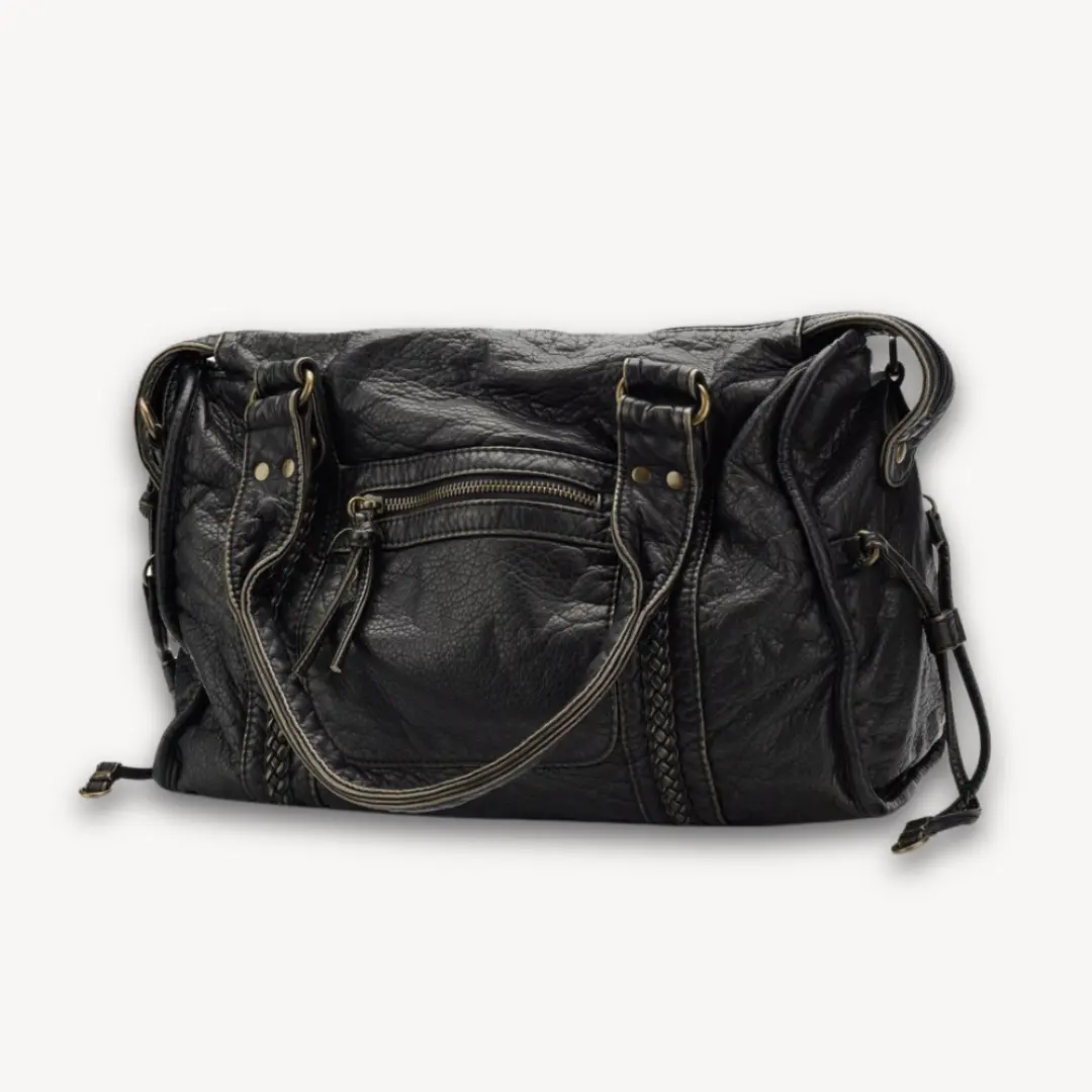 Sac cabas à poignées tressées pour femmes