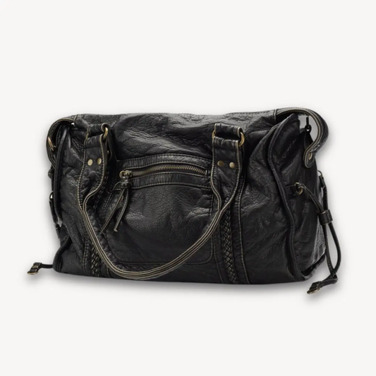 Sac cabas à poignées tressées pour femmes
