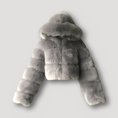 Veste Courte à Capuche avec Fermeture Zippée pour Femmes | Idéale pour l’Automne et l’Hiver