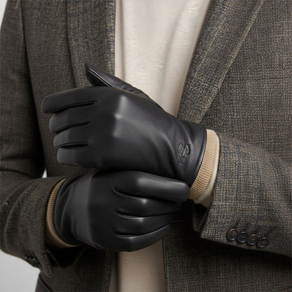 Gants à poignets côtelés pour hommes