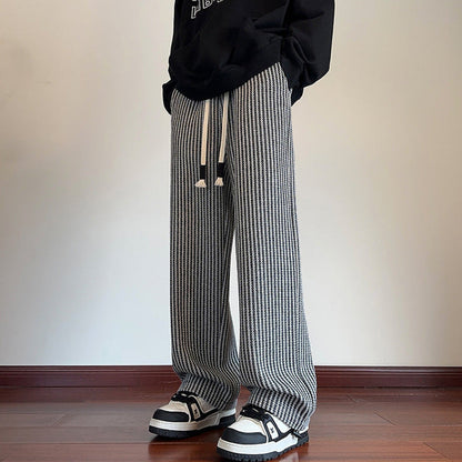 Pantalon À Motif Chevron Avec Coupe Ample pour Adultes | Idéal pour un Usage Quotidien