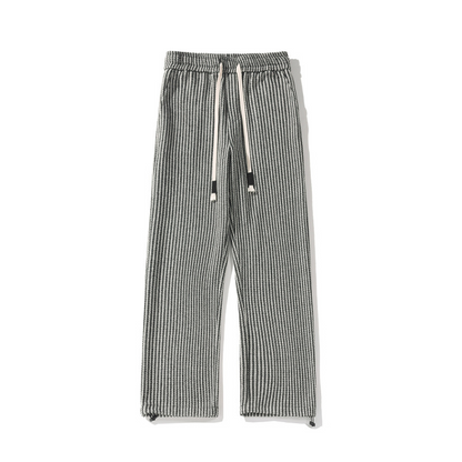 Pantalon À Motif Chevron Avec Coupe Ample pour Adultes | Idéal pour un Usage Quotidien