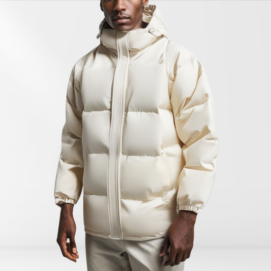 Veste D'hiver Matelassée Avec Capuche Pour Homme | Idéale Pour La Saison Froide