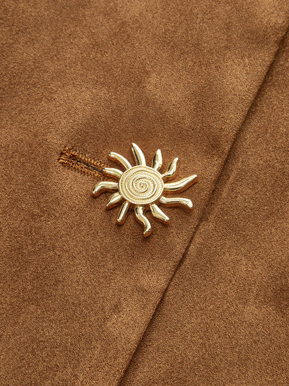 Veste à Boutons Métalliques pour Femme | Idéale pour la Mi-Saison