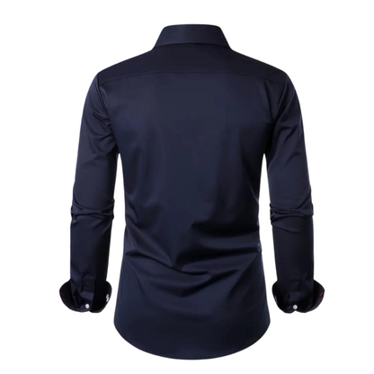 Chemise Longue À Col Classique avec Manches Longues pour Homme | Idéale pour Bureau Et Sorties