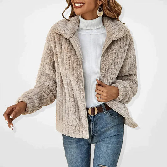 Gilet Long avec Col Montant pour Femme | Idéal pour Automne et Journées Fraîches