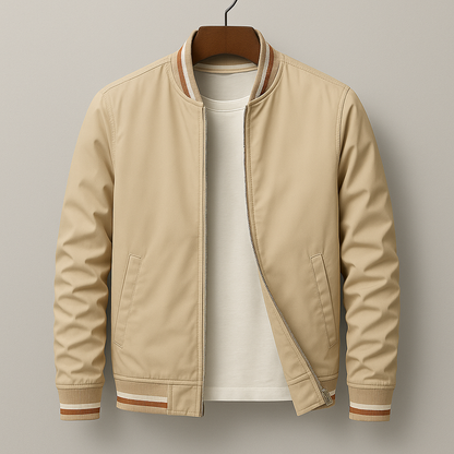 Veste De Transition Style Bomber Avec Poches Pour Homme | Idéal Pour La Mi-Saison