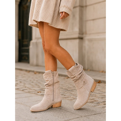 Bottines à sangle avec boucle pour femmes