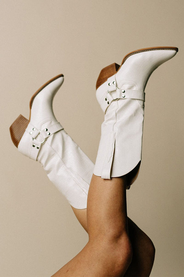 Bottes Cowboy À Tige Mi-Haute Pour Femmes | Pour Un Usage Quotidien
