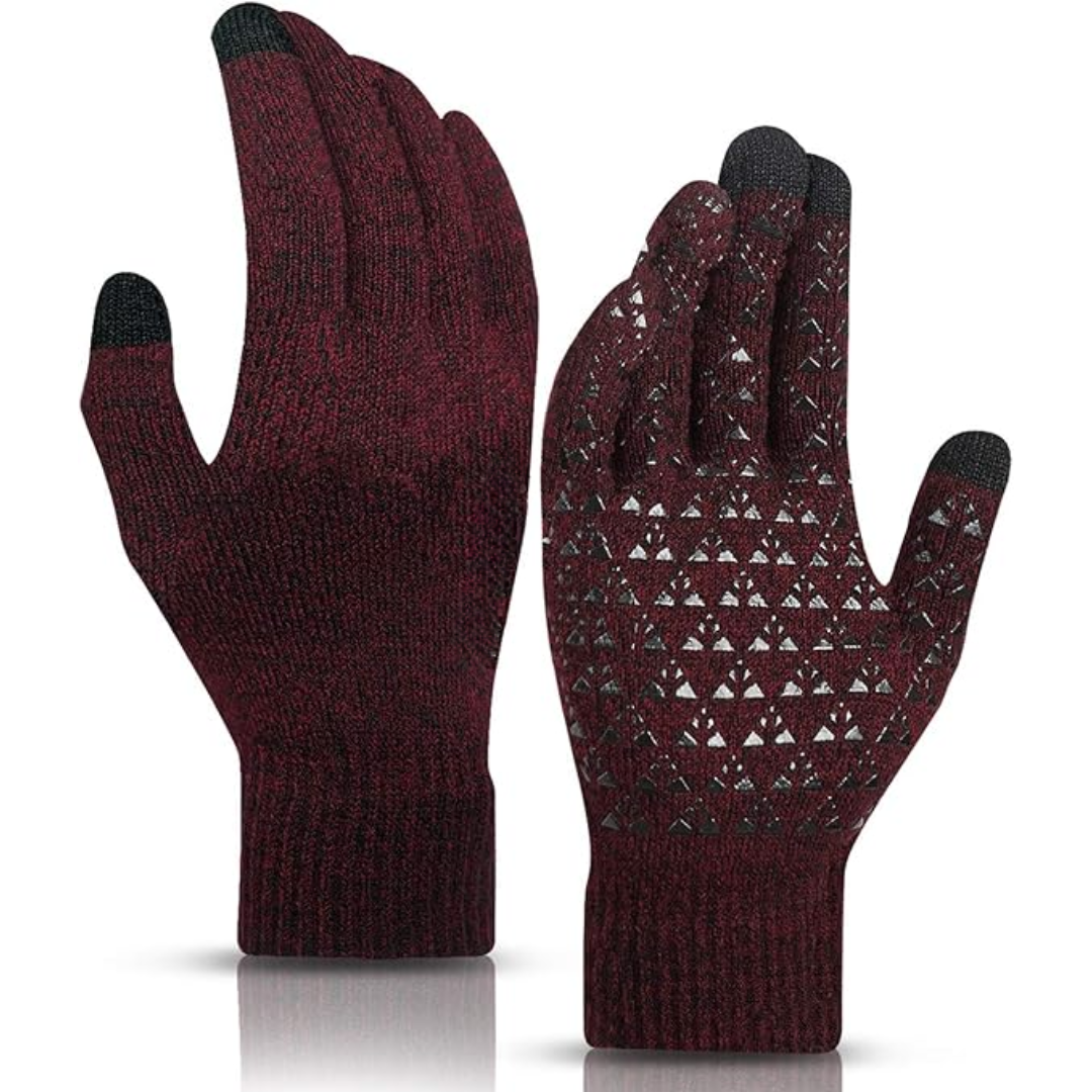 Gants d’Hiver avec Fonction Écran Tactile et Surface Antidérapante | Idéal pour les Activités en Extérieur
