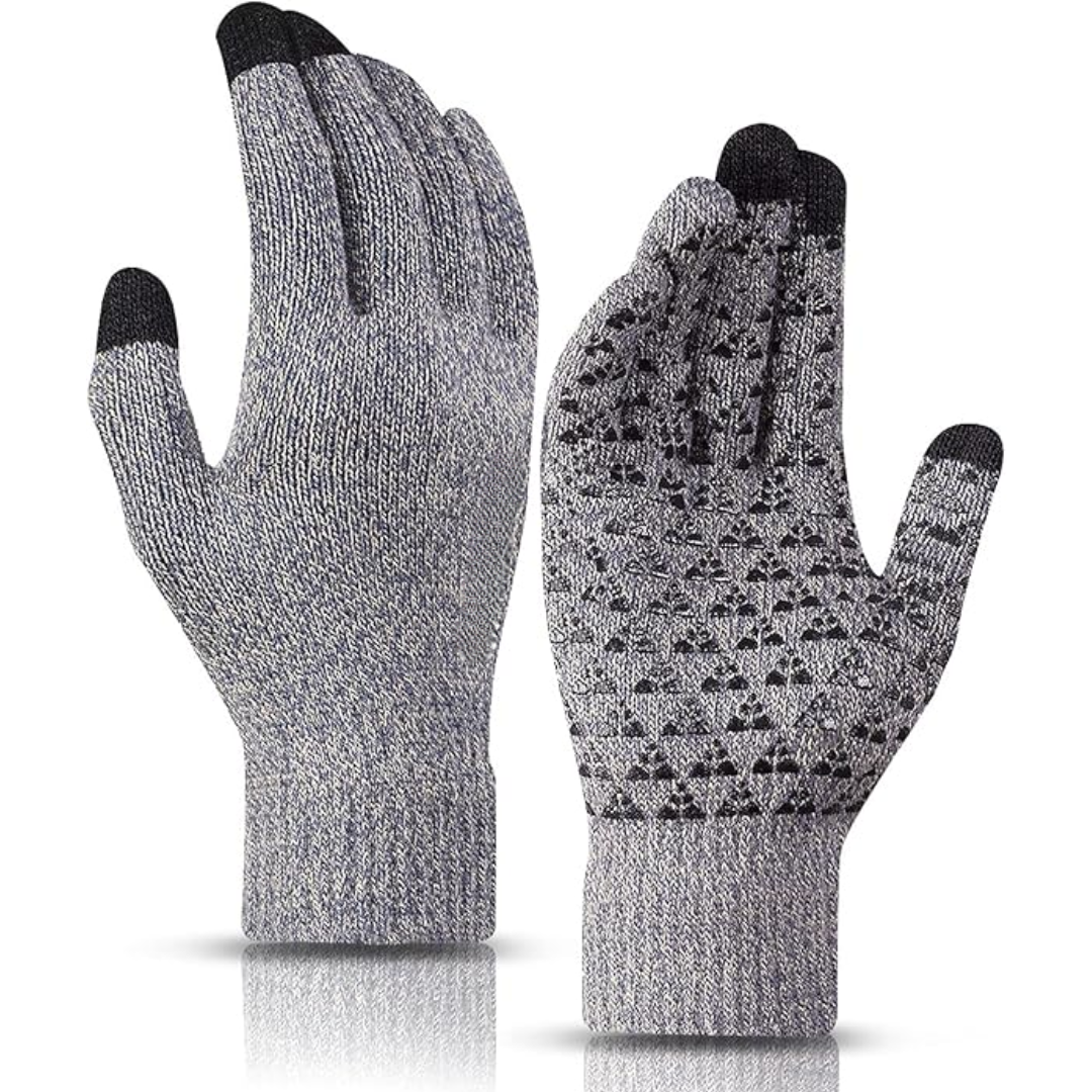 Gants d’Hiver avec Fonction Écran Tactile et Surface Antidérapante | Idéal pour les Activités en Extérieur