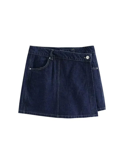 Ensemble Skort Coordonné Coupe Ajustée Asymétrique Pour Femme | Idéal Pour Occasions Décontractées Et Semi-Formelles