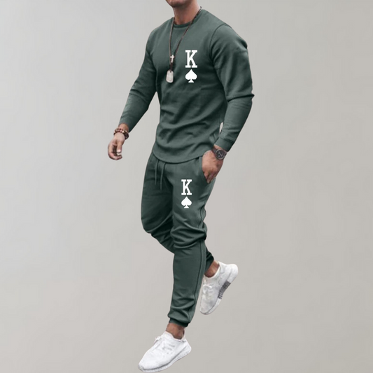 Survêtement avec Motif Imprimé pour Homme | Idéal pour Le Sport Et Les Loisirs