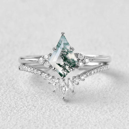 Bague Classique avec Pierre Naturelle pour Adulte | Idéale pour les Occasions Spéciales