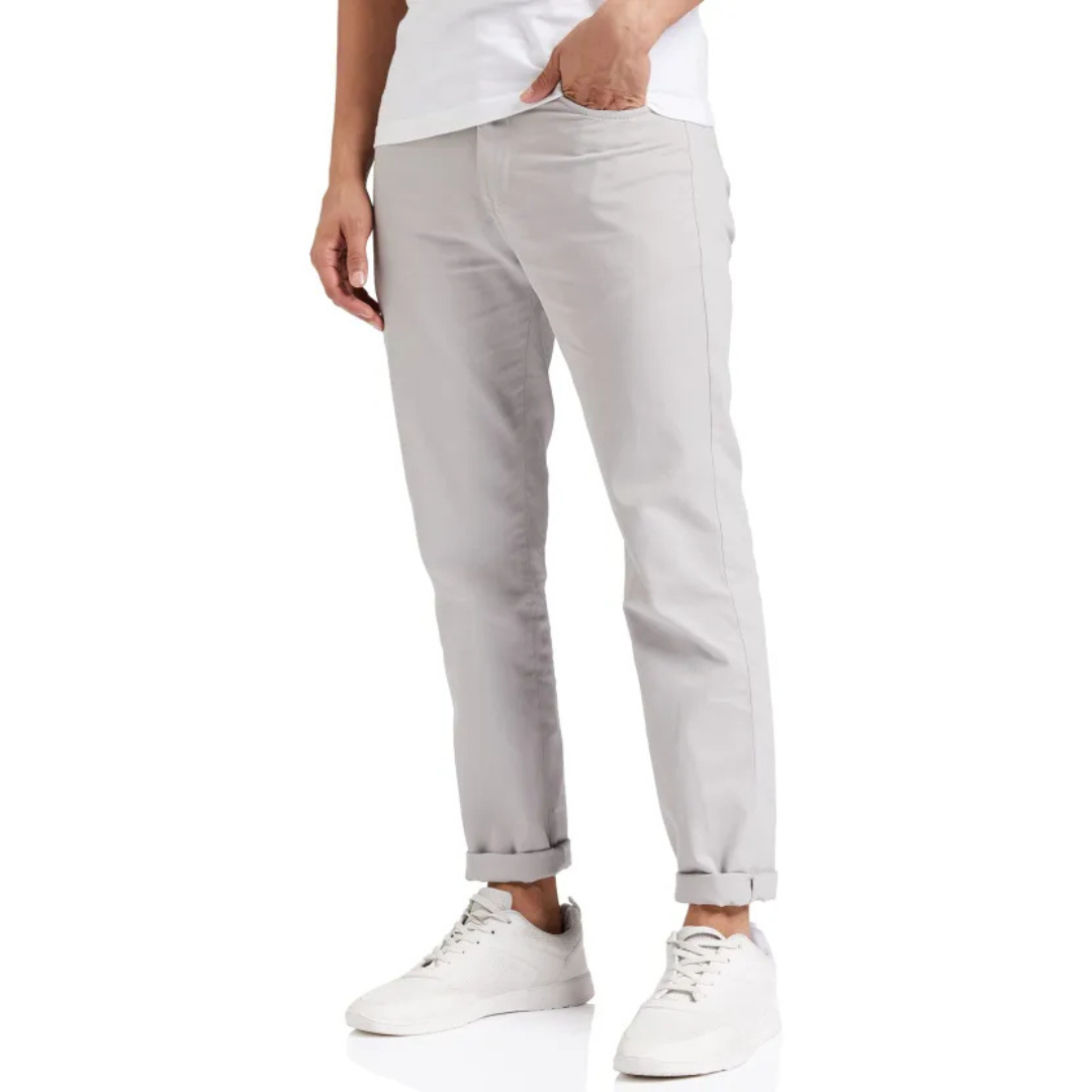 Pantalon Slim Fit Formel avec Coupe Ajustée pour Homme | Idéal pour le Bureau ou les Occasions Spéciales