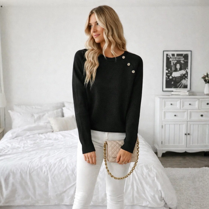 Pull Pour Femme Avec Détails Perle Et Coupe Légèrement Ample | Idéal Pour Un Usage Quotidien