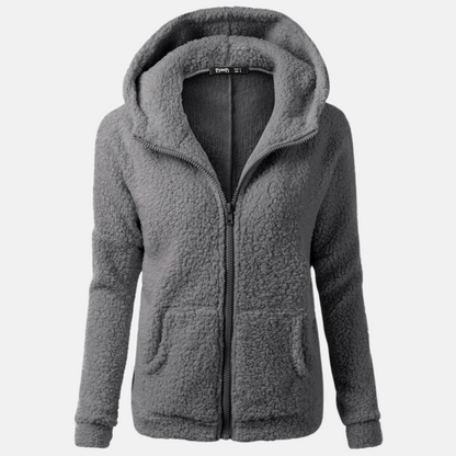 Veste à Capuche avec Doublure Douce pour Femme | Idéale pour la Saison Froide
