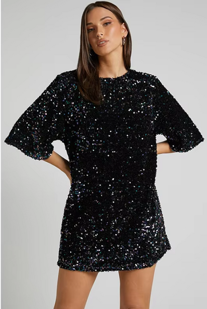 Robe De Soirée À Paillettes avec Coupe Ajustée pour Femmes | Idéale pour Les Fêtes De Printemps