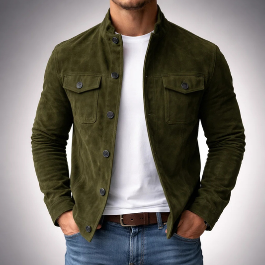 Veste À Boutons Avec Coupe Structurée Pour Homme | Idéale Pour Les Saisons Intermédiaires