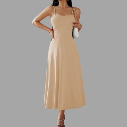 Robe Midi Swing Avec Silhouette Fluide Pour Femme | Idéal Pour Usage Quotidien Et Événements