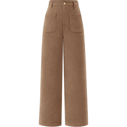 Pantalon Palazzo Avec Taille Élastique Et Coupe Large Pour Femmes | Idéal Pour Usage Quotidien
