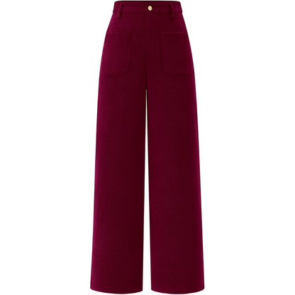 Pantalon Palazzo Avec Taille Élastique Et Coupe Large Pour Femmes | Idéal Pour Usage Quotidien