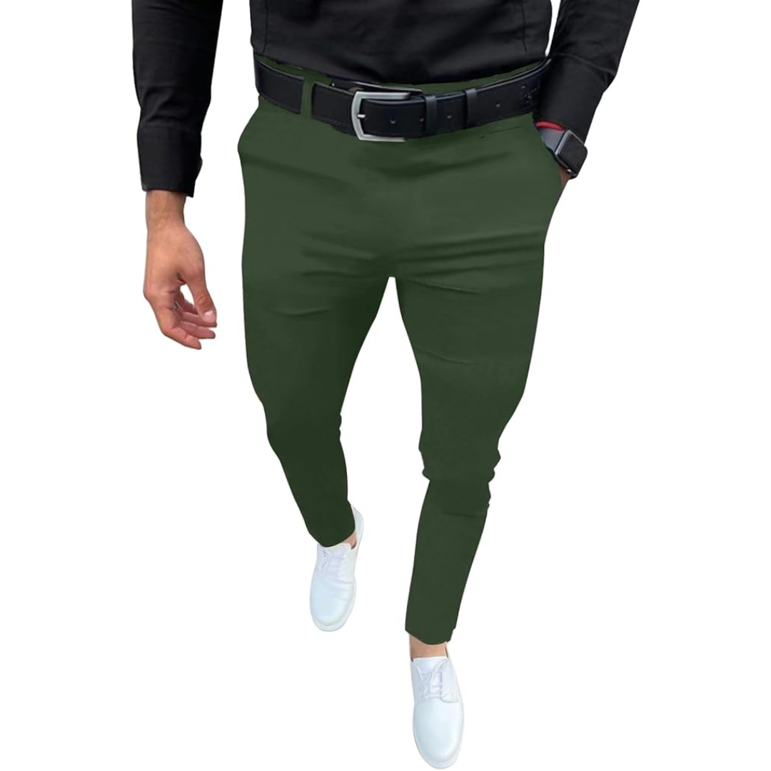 Pantalon Slim Fit Stretch pour Homme | Idéal pour le Travail et les Occasions Décontractées