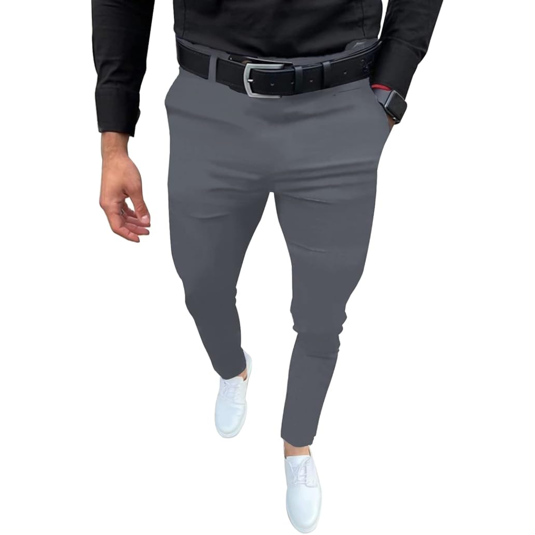 Pantalon Slim Fit Stretch pour Homme | Idéal pour le Travail et les Occasions Décontractées